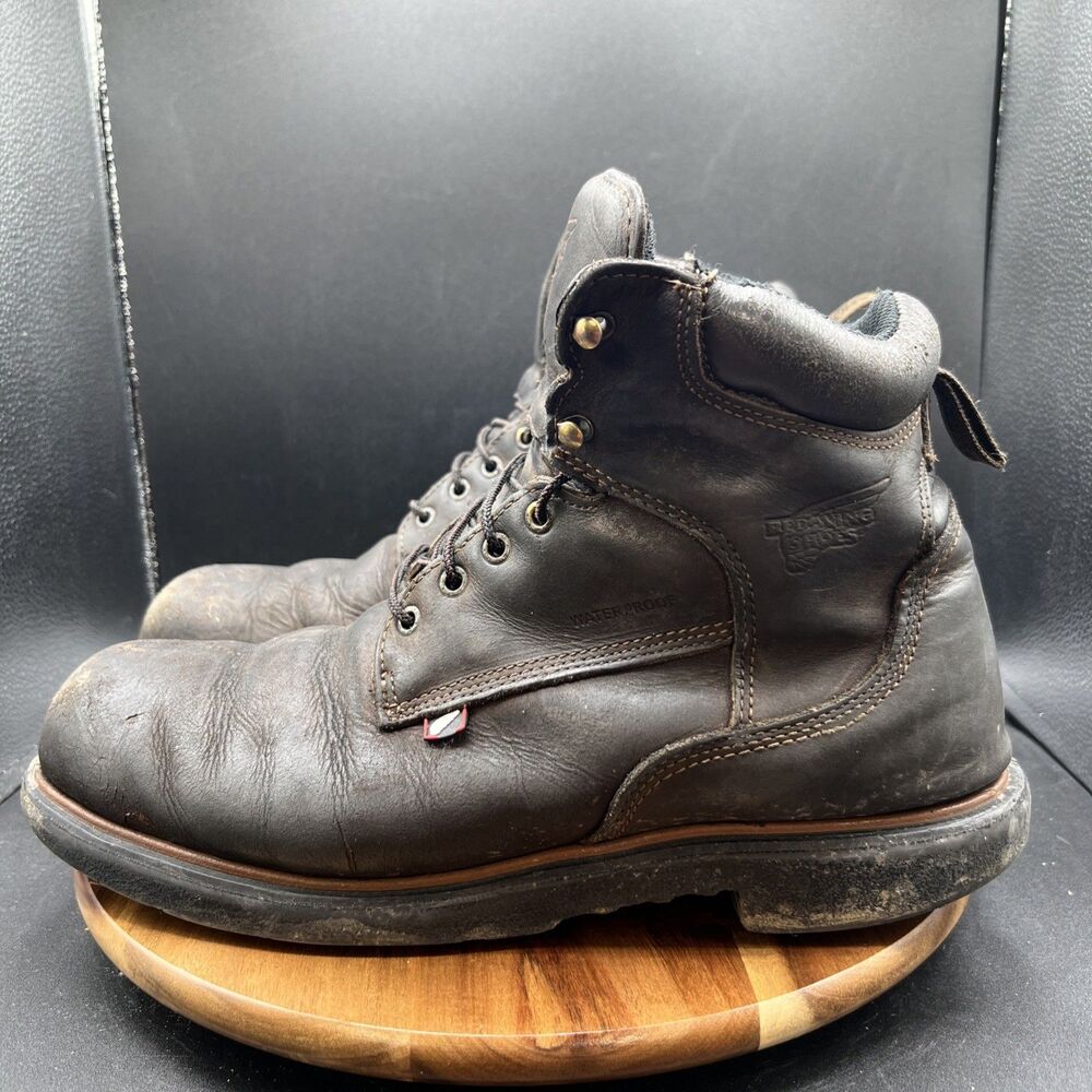 Red Wing Men’s Size 12 1204 Dynaforce 6” Leather Waterproof Soft Toe Boots